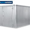 Buy 3m x 2.1m Flatpacked Store-Hire Galvanised Online