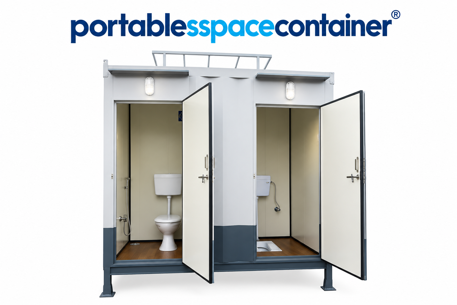 Buy 6+1 Steel Toilet Cabin Online Buy 6+1 Steel Toilet Cabin Online